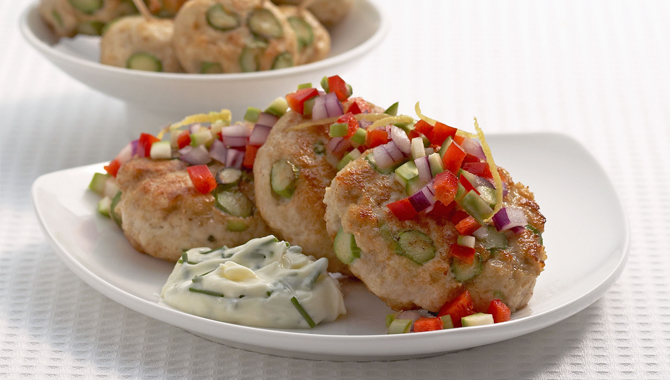 Chicken and Asparagus Burgers